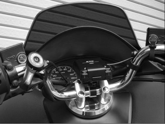 2輪ETC アンテナ一体型JRM－12 取り付け例 | オート