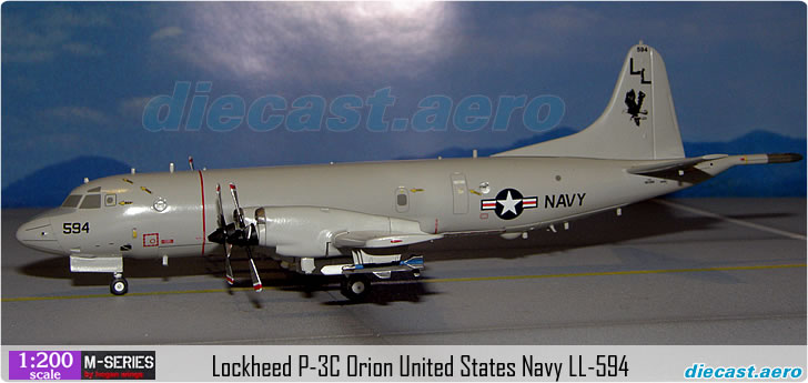 Model Aircraft : Lockheed P-3C Orion United States Navy LL-594 by