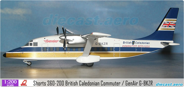 Model Aircraft : Shorts 360-200 British Caledonian Commuter