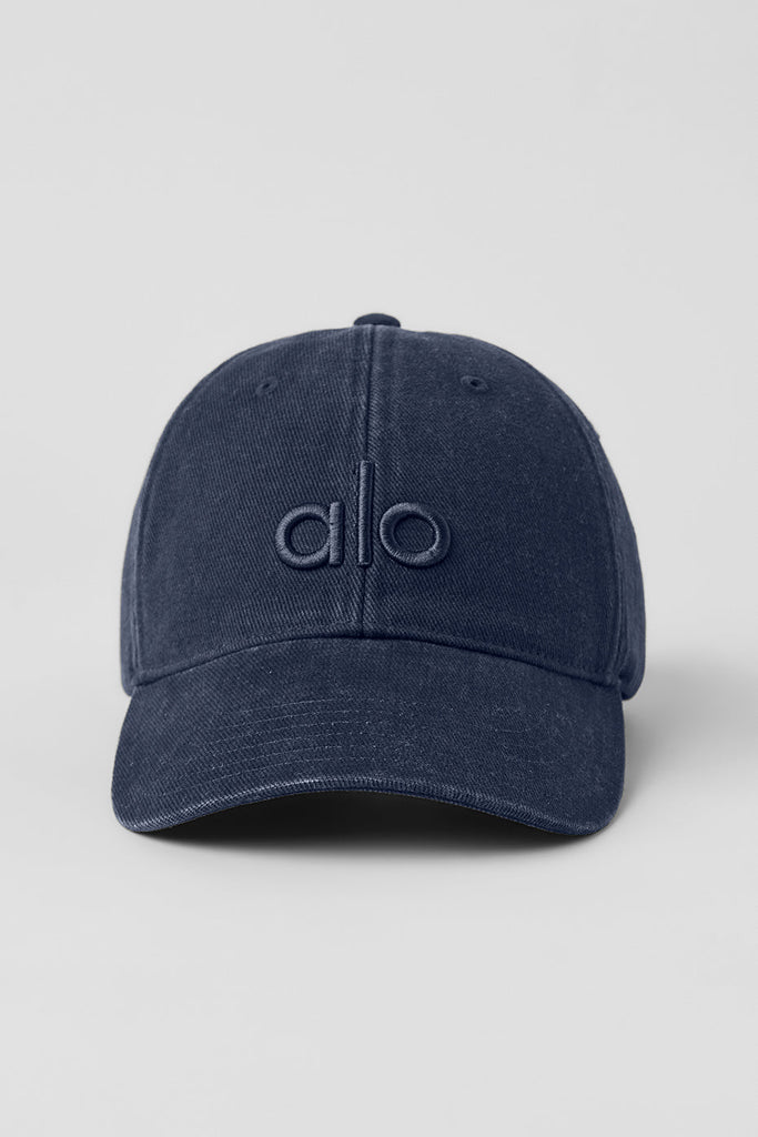 Washed Off-Duty Cap - Vintage Navy | ALO