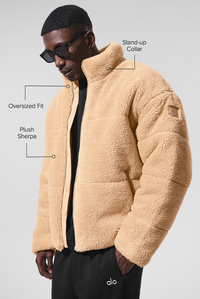 Sherpa Stage Puffer - Camel | ALO