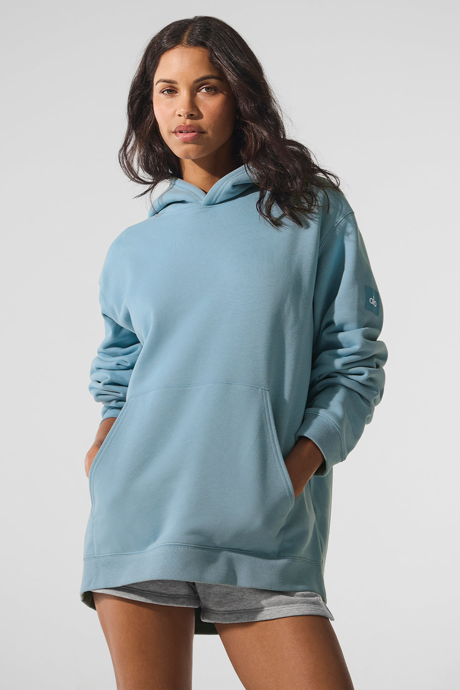 Renown Heavy Weight Hoodie - Celestial Blue | ALO