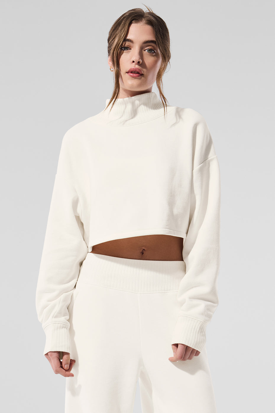 Cropped Serenity Coverup - Ivory | ALO