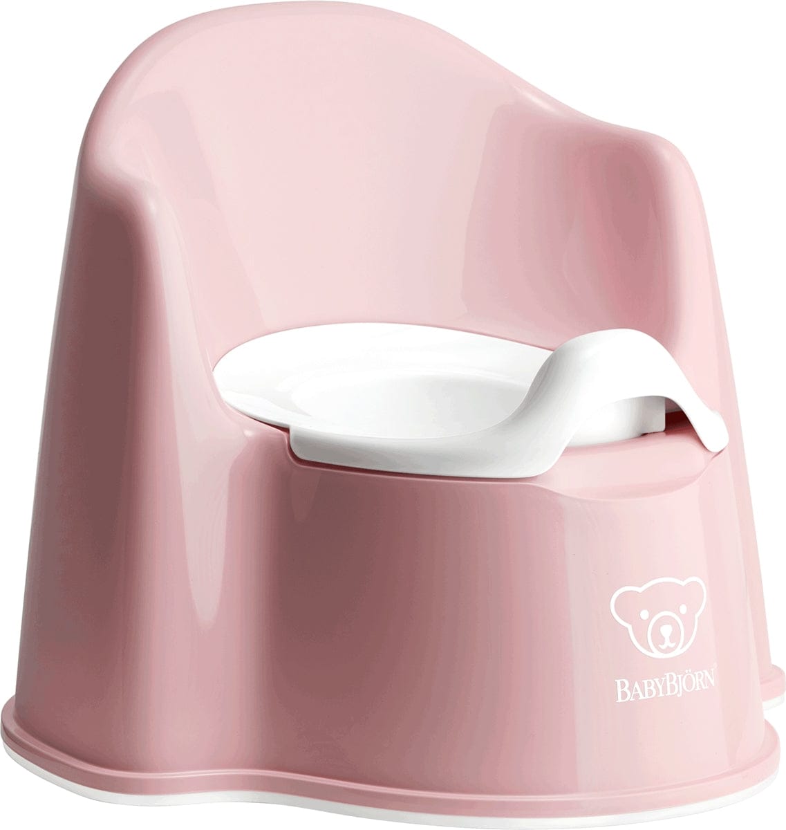 BabyBjorn Potty Chair - Powder Pink/White – Albee Baby