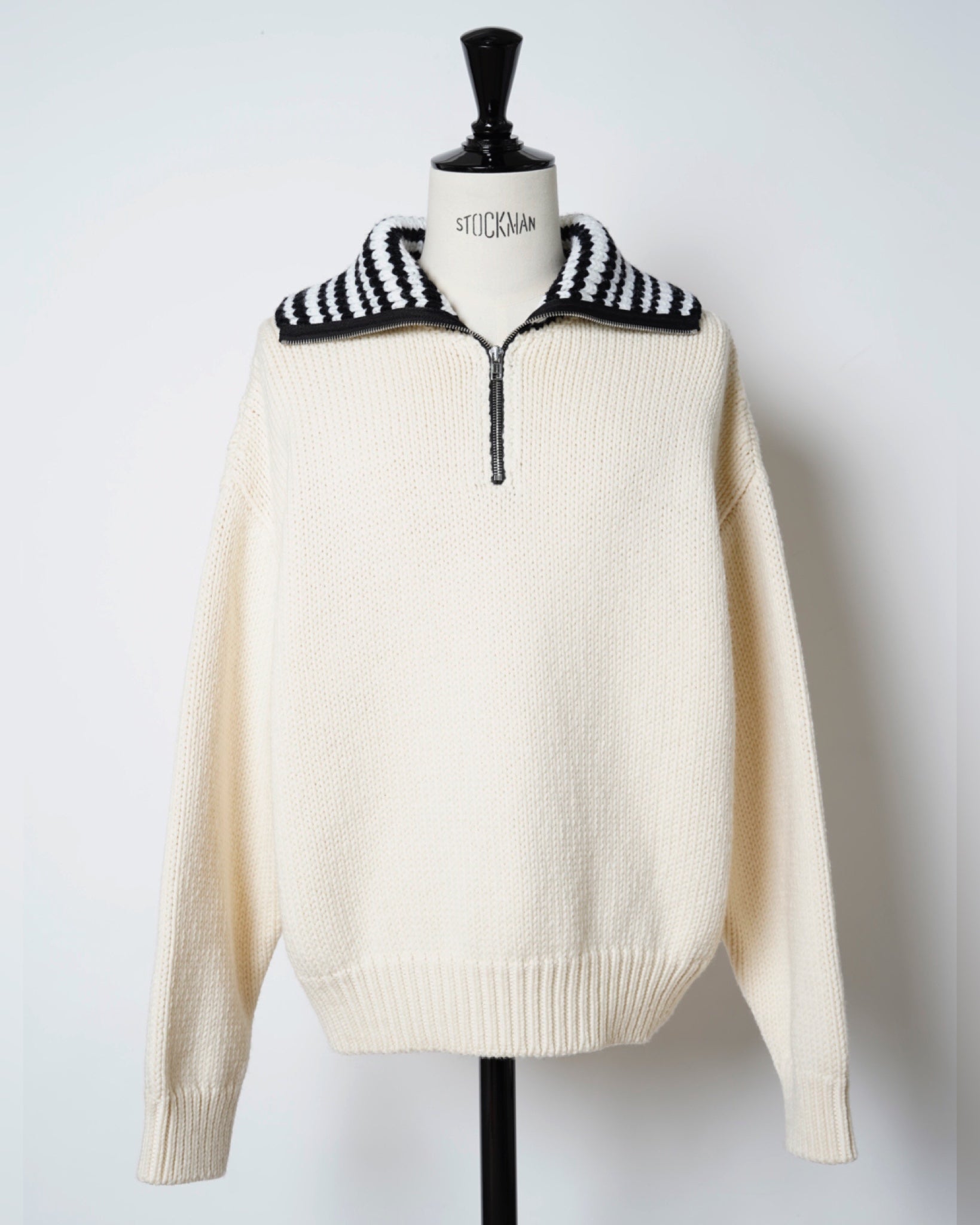 MARNI(マルニ)-ハーフジップタートルネックニット-Amanojak.