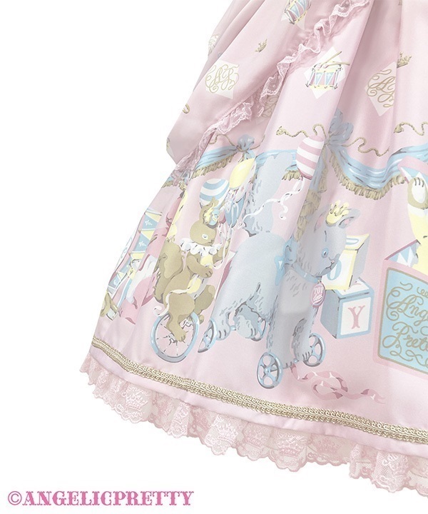 Carnival in the Toy Box Jumperskirt - Pink [242PJ12-020662-pk