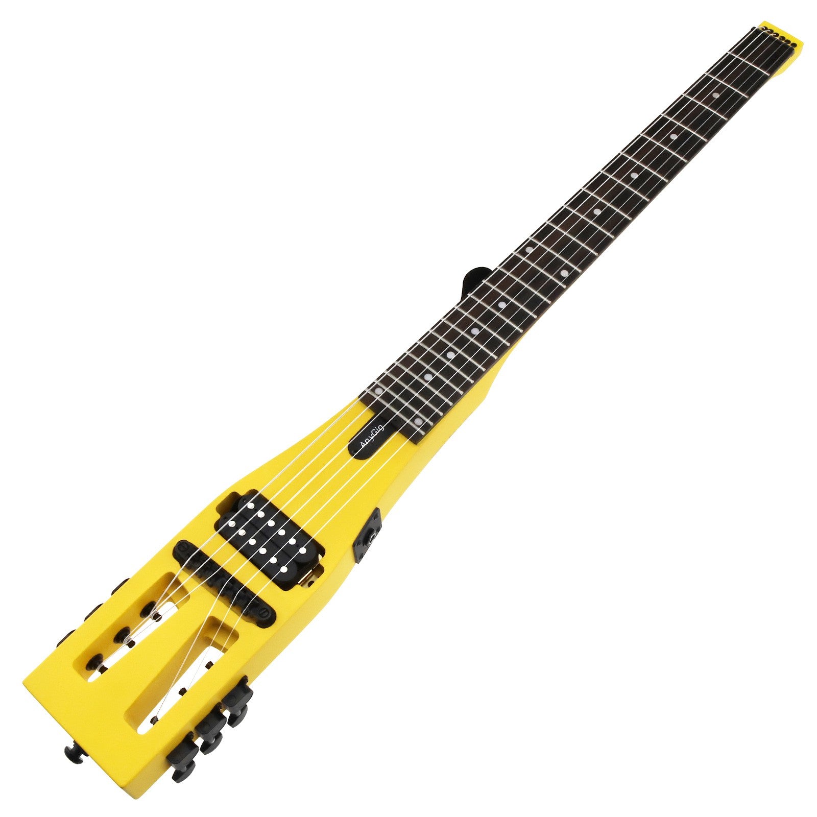 Anygig Travel Guitar Electric AGE SE Yellow – Anygigguitar