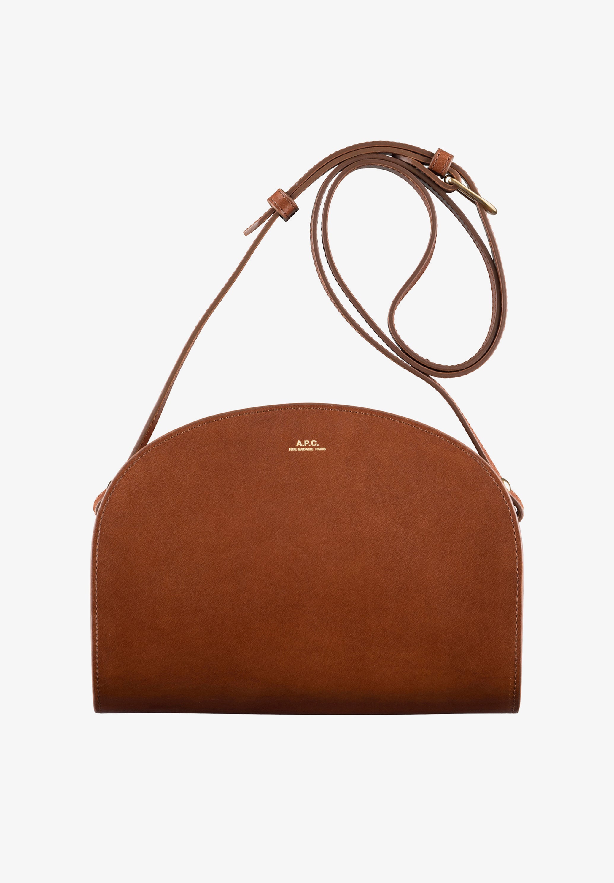 Demi-lune bag - Spanish Leather - Half-moon iconic bag - A.P.C.