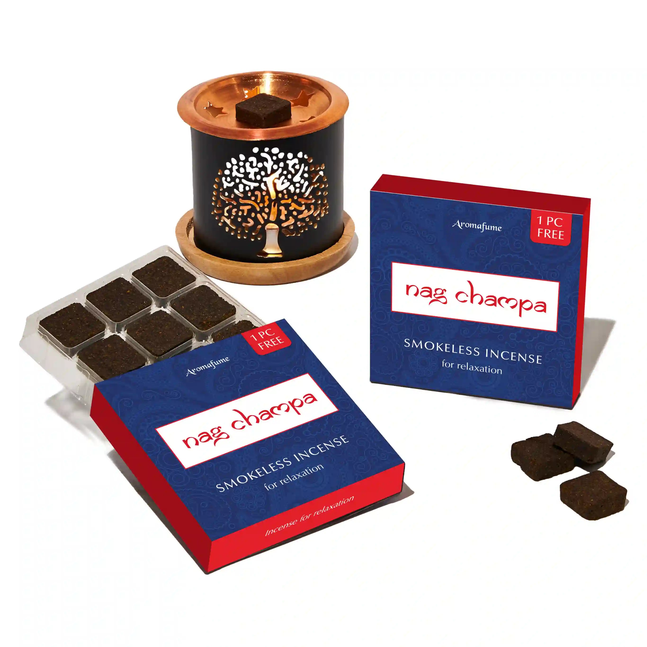 Buy Nag Champa Bricks & Burner - Aromafume US – Aromafume - USA