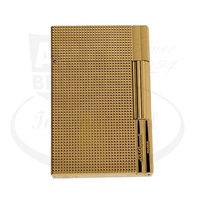 S.T. Dupont Gatsby Gold Diamond Head Lighter, 018260 – Art Brown
