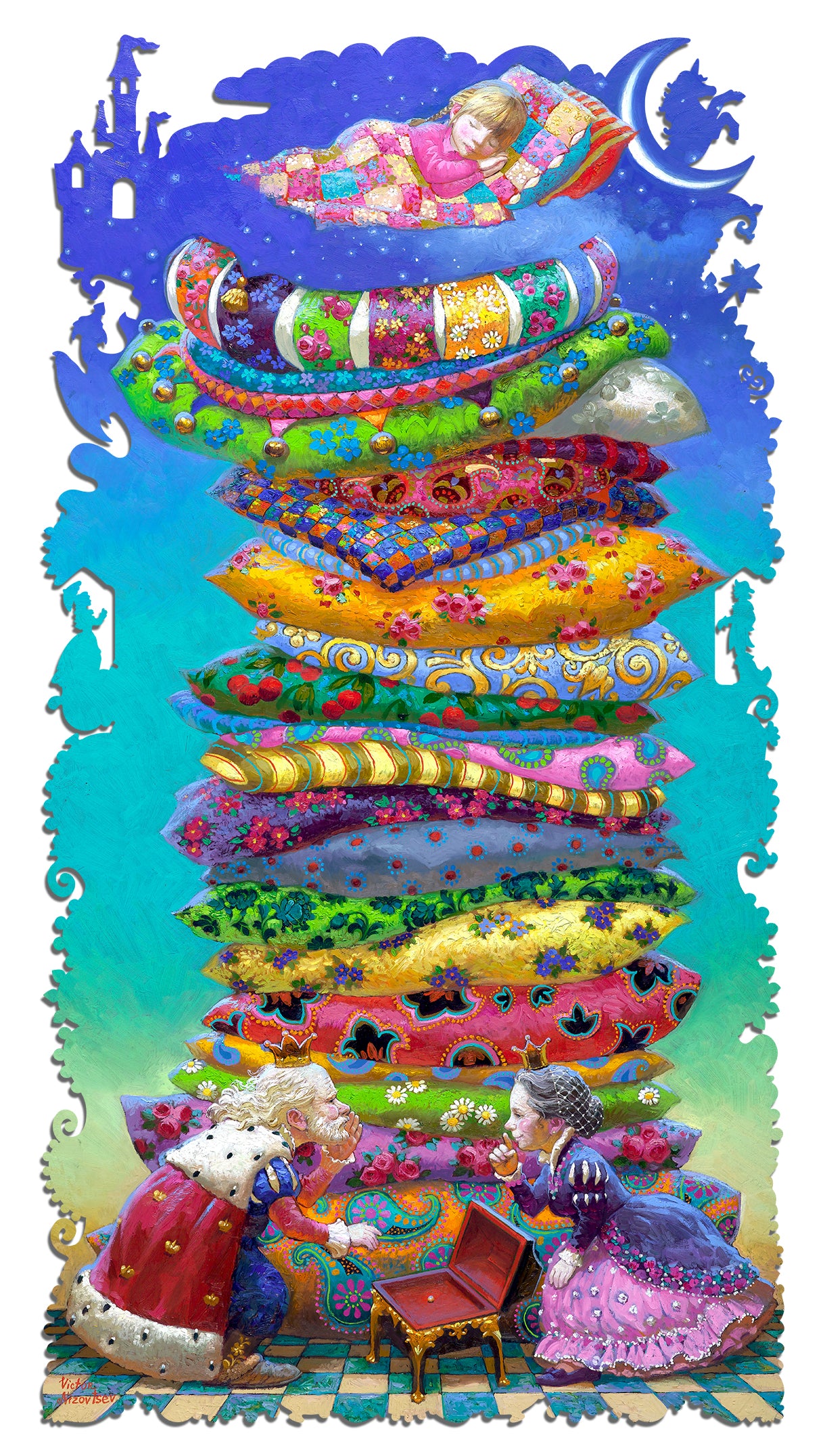 Artifact Puzzles - Victor Nizovtsev Princess And The Pea Wooden Jigsaw