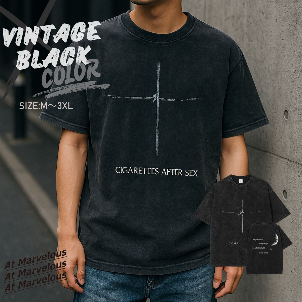 T-Shirts/ピグメントアートTシャツ ST/No.23299 – At Marvelous