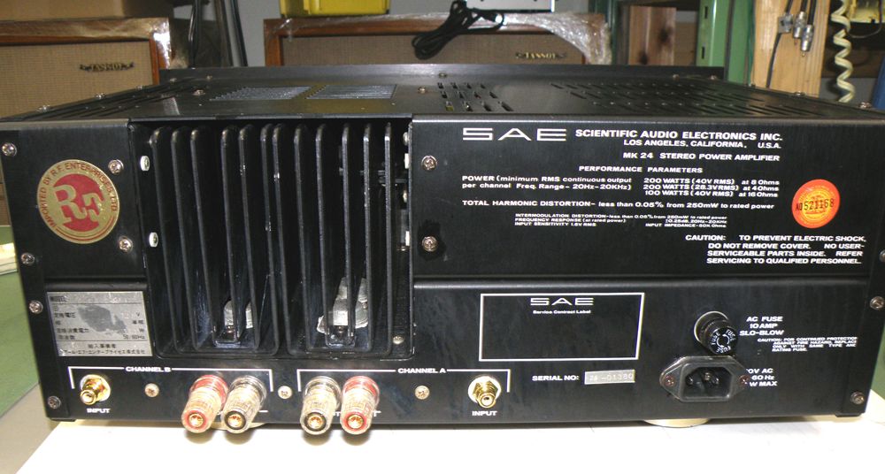 オーディオ修理｜SAE 2400 パワーアンプの修理