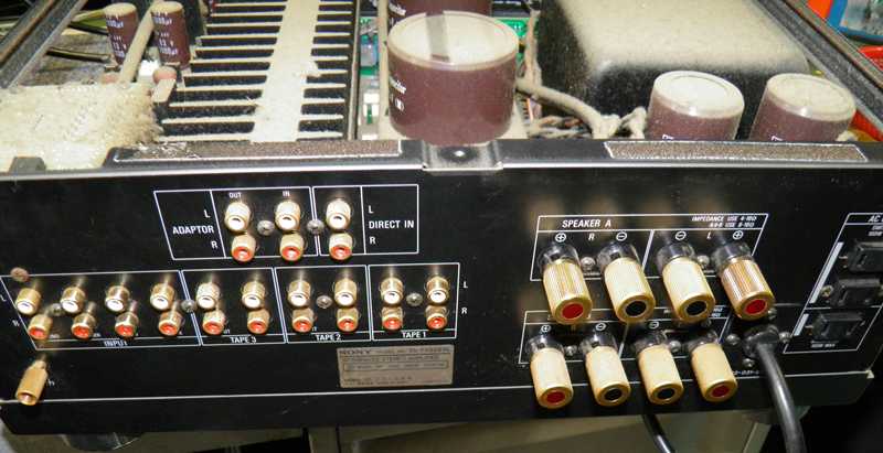 オーディオ修理｜ソニー SONY TA-F555ESX II プリメインアンプの修理