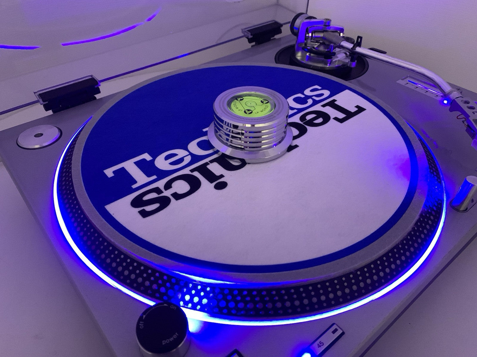 Technics SL-1200MK3D 2台セットカスタム青 × 青LED仕様 Technics SL