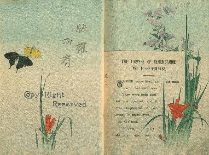 Flowers of Remembrance and Forgetfulness Told in English by Mrs