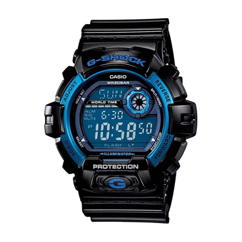 CASIO G-Shock Digital with High-Intensity LED Backlight Blue/Black