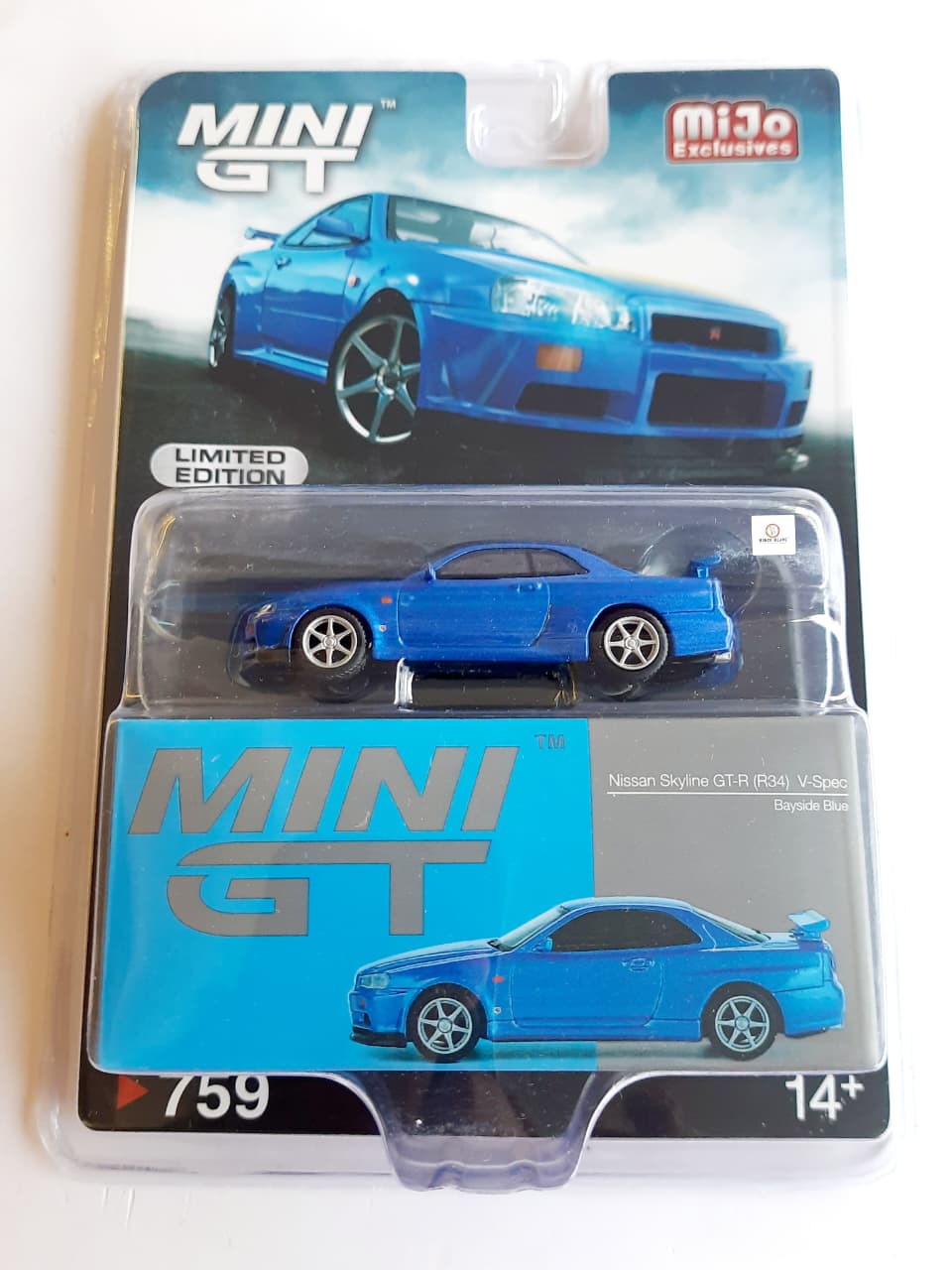 Nissan Skyline GT-R (R34) - Mini GT - Limited Edition Mijo