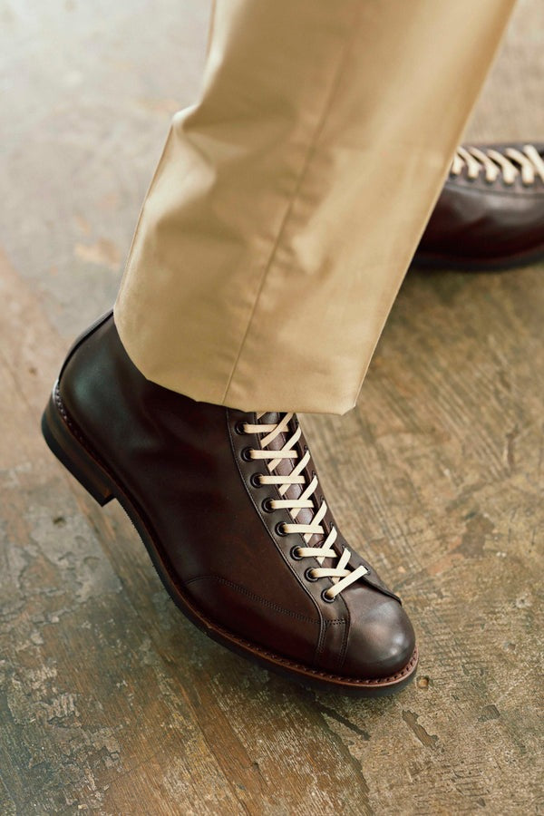 Brother Bridge】Henry Boxing Boots Calf Vintage Brown – Blue Beach