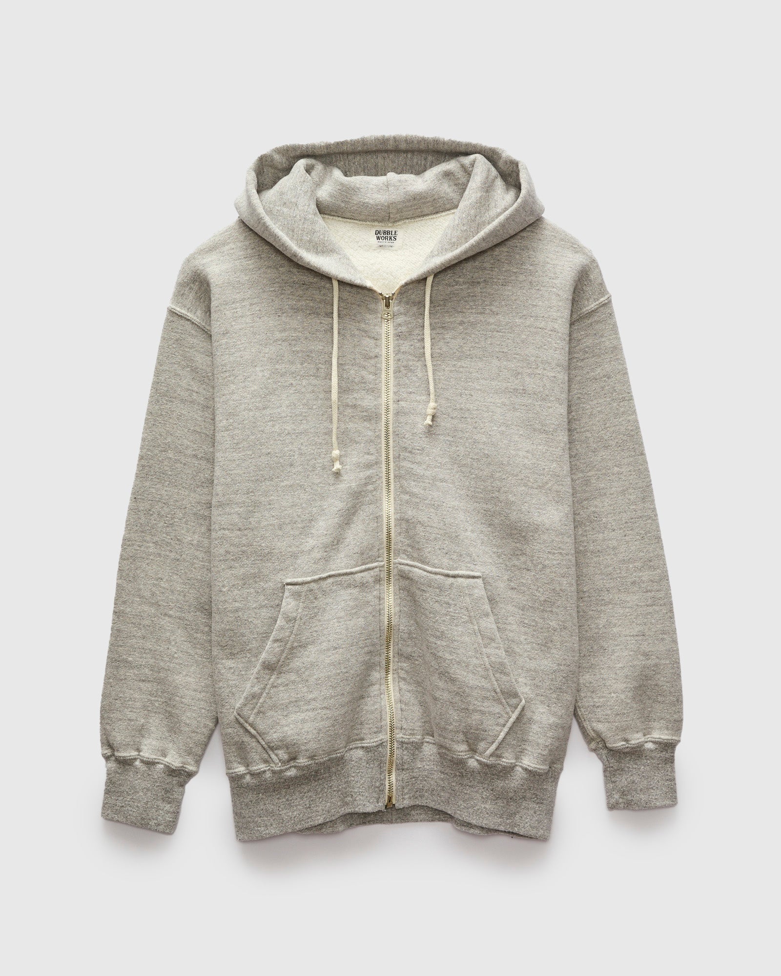 Tsuriami Loopwheel Zip Hoodie in Heather Grey – Blue Owl Workshop