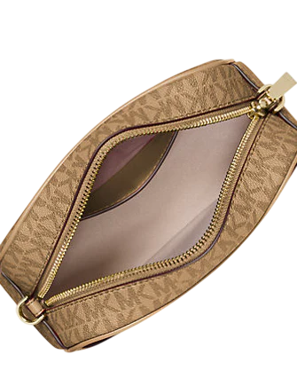 Michael Michael Kors Jet Set Small Signature Logo Camera Crossbody