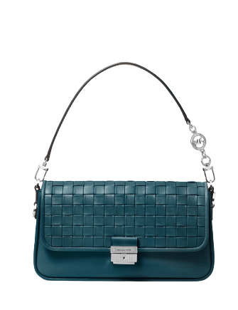 Michael Michael Kors Bradshaw Woven Leather Convertible Shoulder