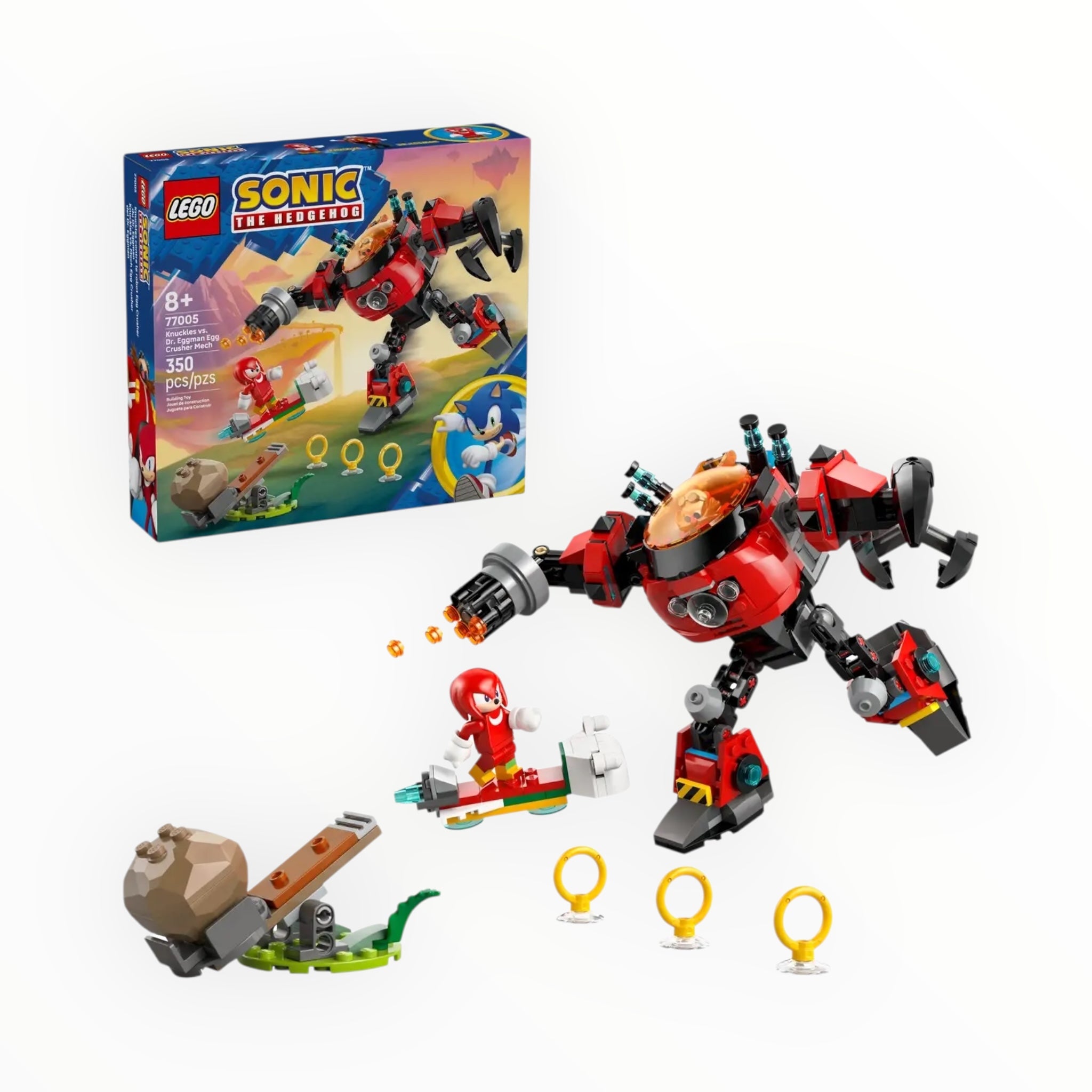 77005 Sonic the Hedgehog Knuckles vs. Dr. Eggman Egg Crusher Mech