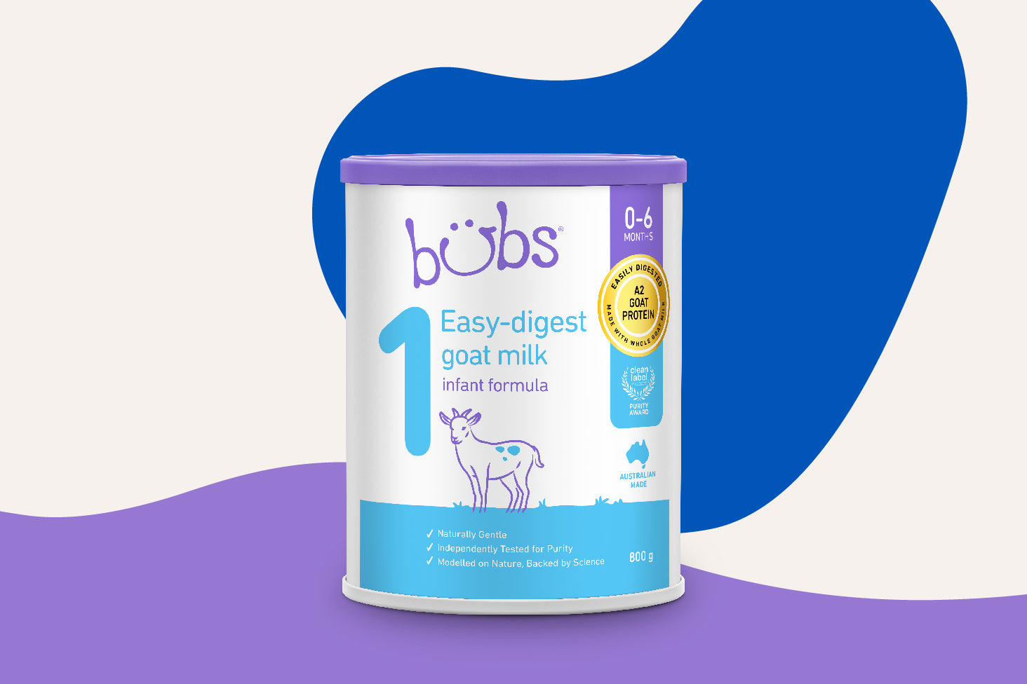 Bubs® Easy-digest Goat Milk Infant Formula Stage 1 – Bubs Australia