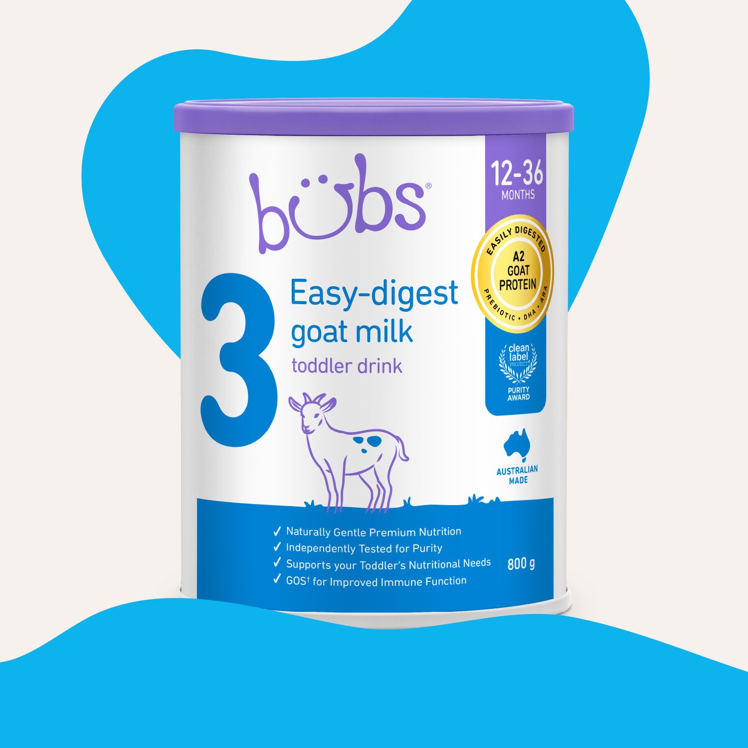 Bubs® Australian Goat Milk Toddler Drink Stage 3 – Bubs Singapore