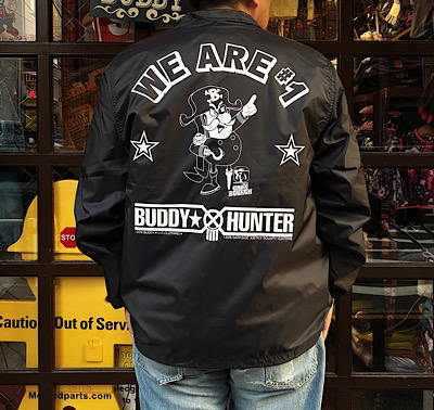 BUDDY x BOUNTY HUNTER コラボ コーチジャケット 裏ボア (ポリエステル