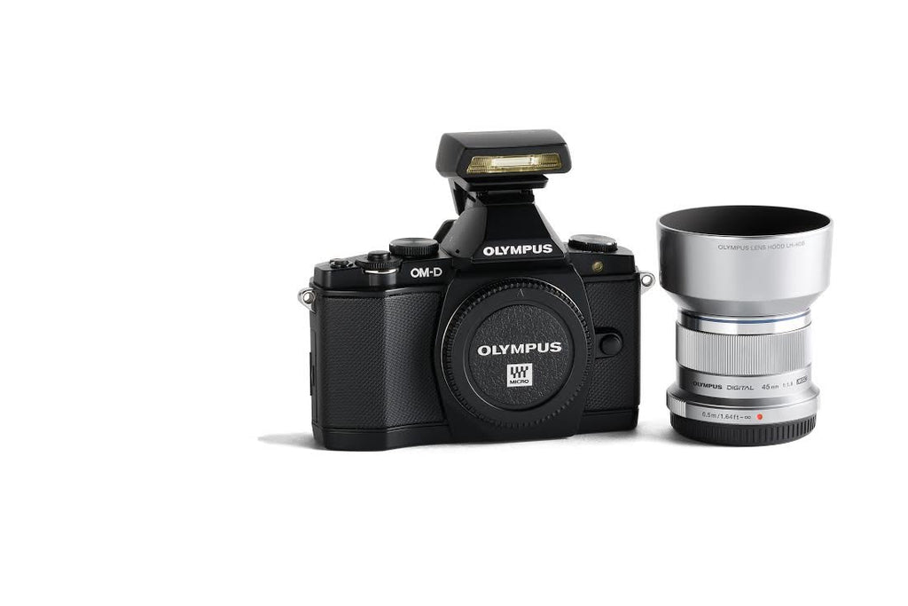 Olympus OM-D E-M5 Mirrorless Camera with 45mm f/1.8 Lens Premium Editi