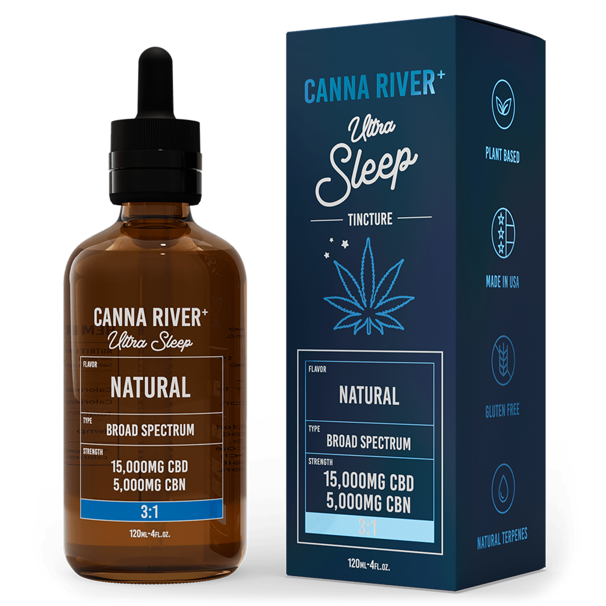 Ultra Sleep CBD Oil Tincture | CBN Cannabinoid | High Strength CBD