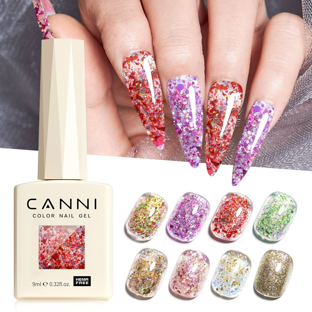 Glitter Nail Gel 9ml - Prism Flash Series | CANNI Official
