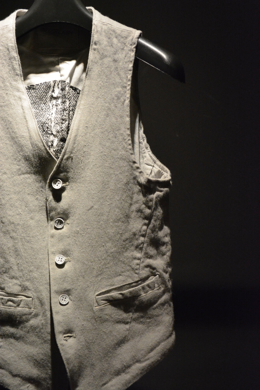 1504-03 リネン ベスト 2015S/S 春夏 イサムカタヤマ バックラッシュ