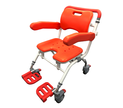 移動もできるシャワーチェア ウーゴ君｜商品紹介｜ケアメディックス