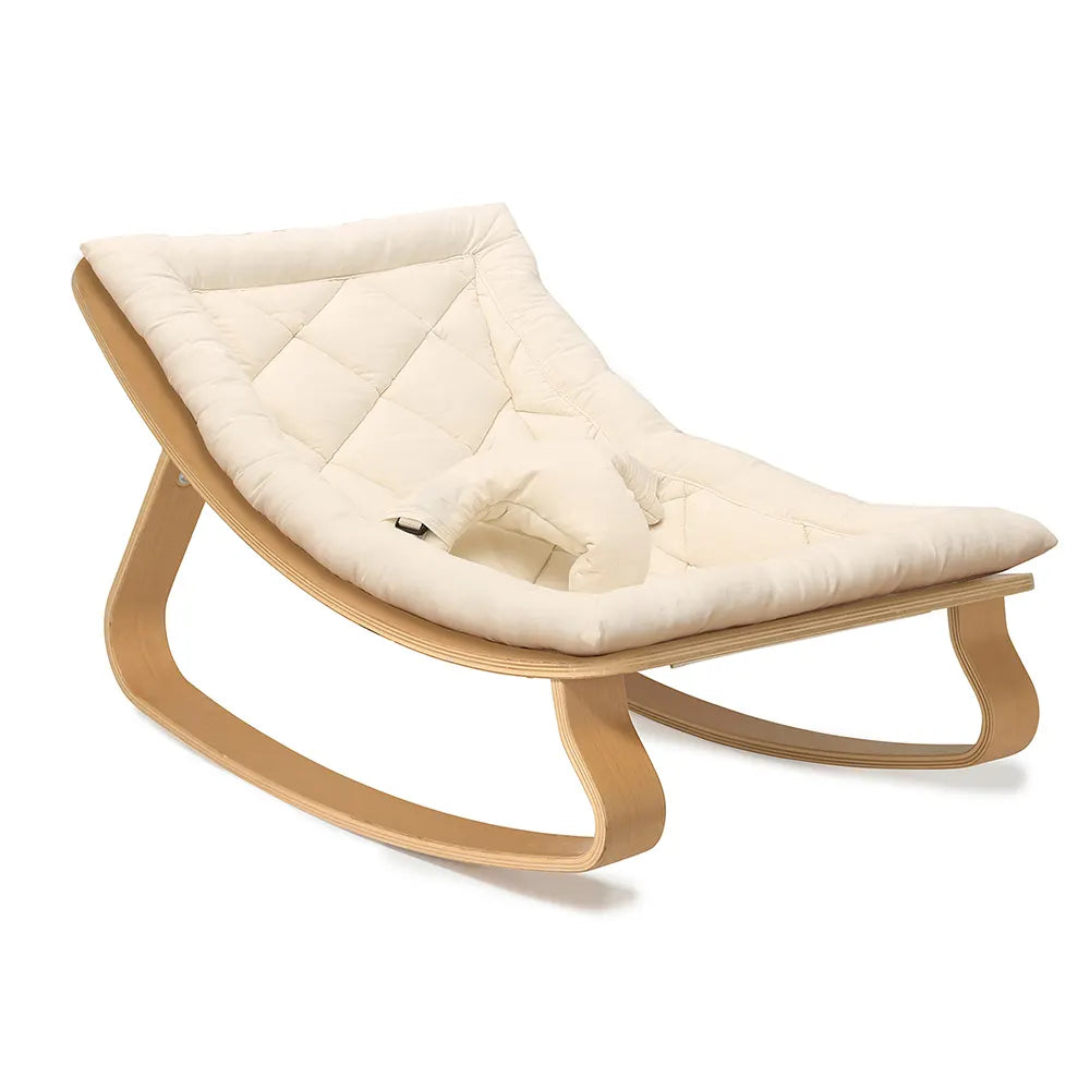 LEVO Baby Rocker in natural wood – Charlie Crane Paris
