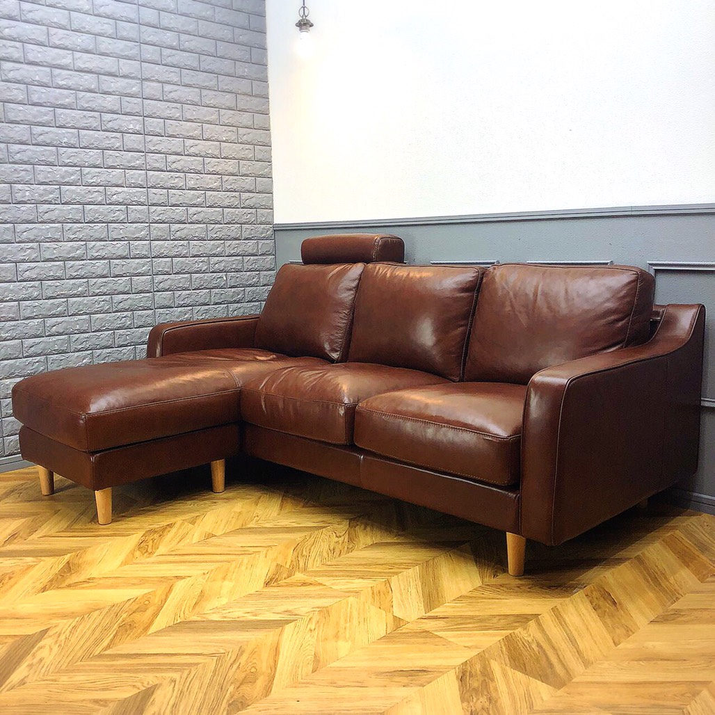 KEYUCA(ケユカ) CHRONO 本革カウチソファ | サークルワン商品情報-八木店