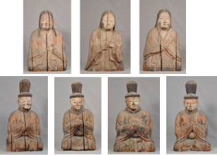 木造神像・木造随身立像（国の指定文化財）／広島県府中市