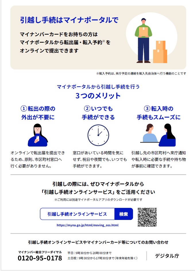 引越し手続オンラインサービス／東広島市ホームページ