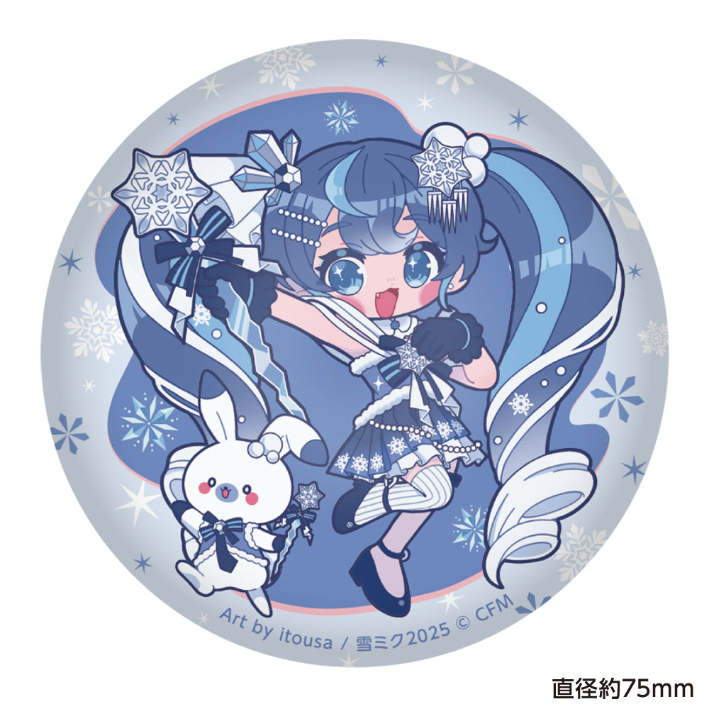 SNOW MIKU 2025 ぷにぷに缶バッジ 初音ミク itousa ver.| アニメ