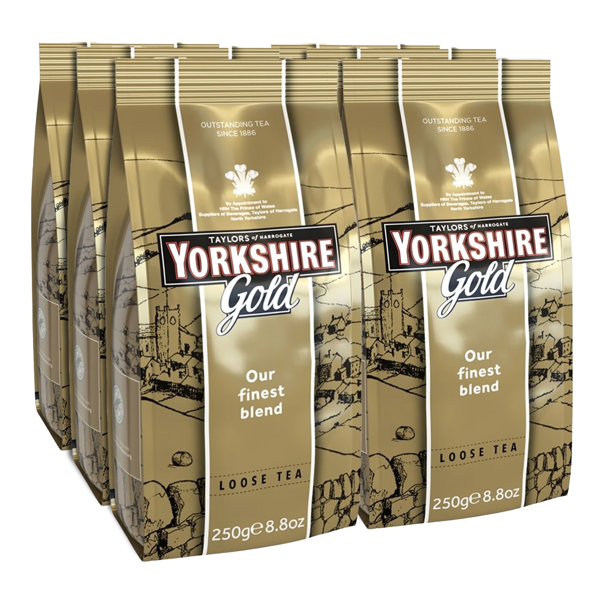 Yorkshire Gold Tea Loose Leaf Tea 250g Case 6x250g – Coffee