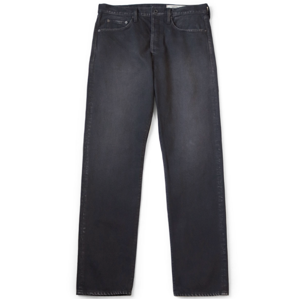 Kapital 14oz Black x Black Denim 5P Monkey Cisco (Processed