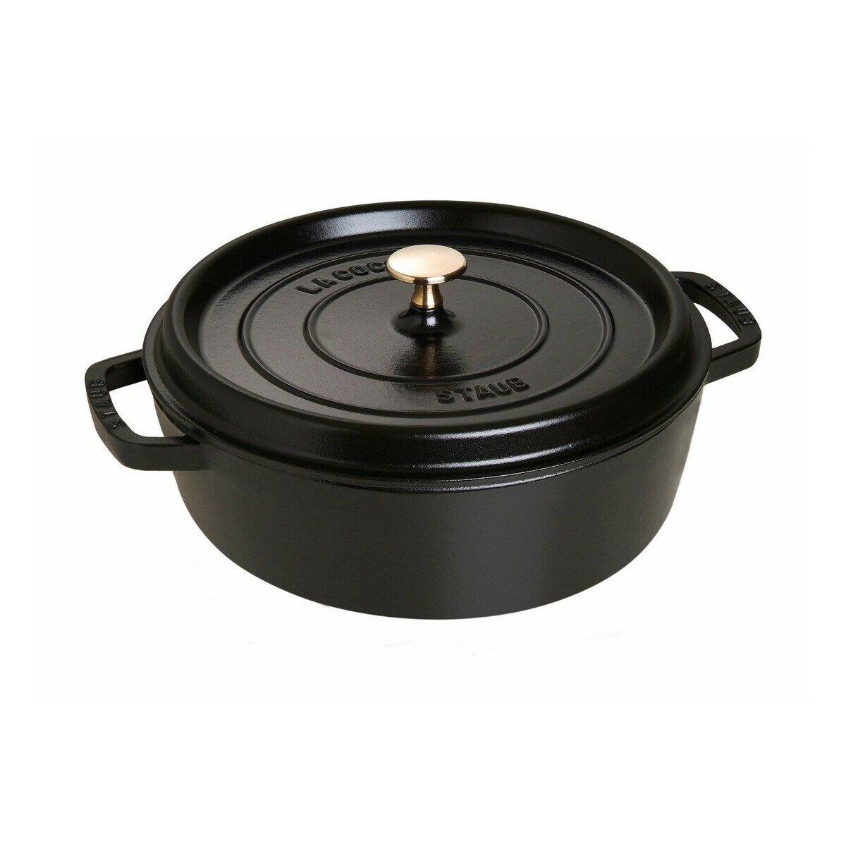 ストウブ シャロー ココット 26cm ブラック | Costco Japan