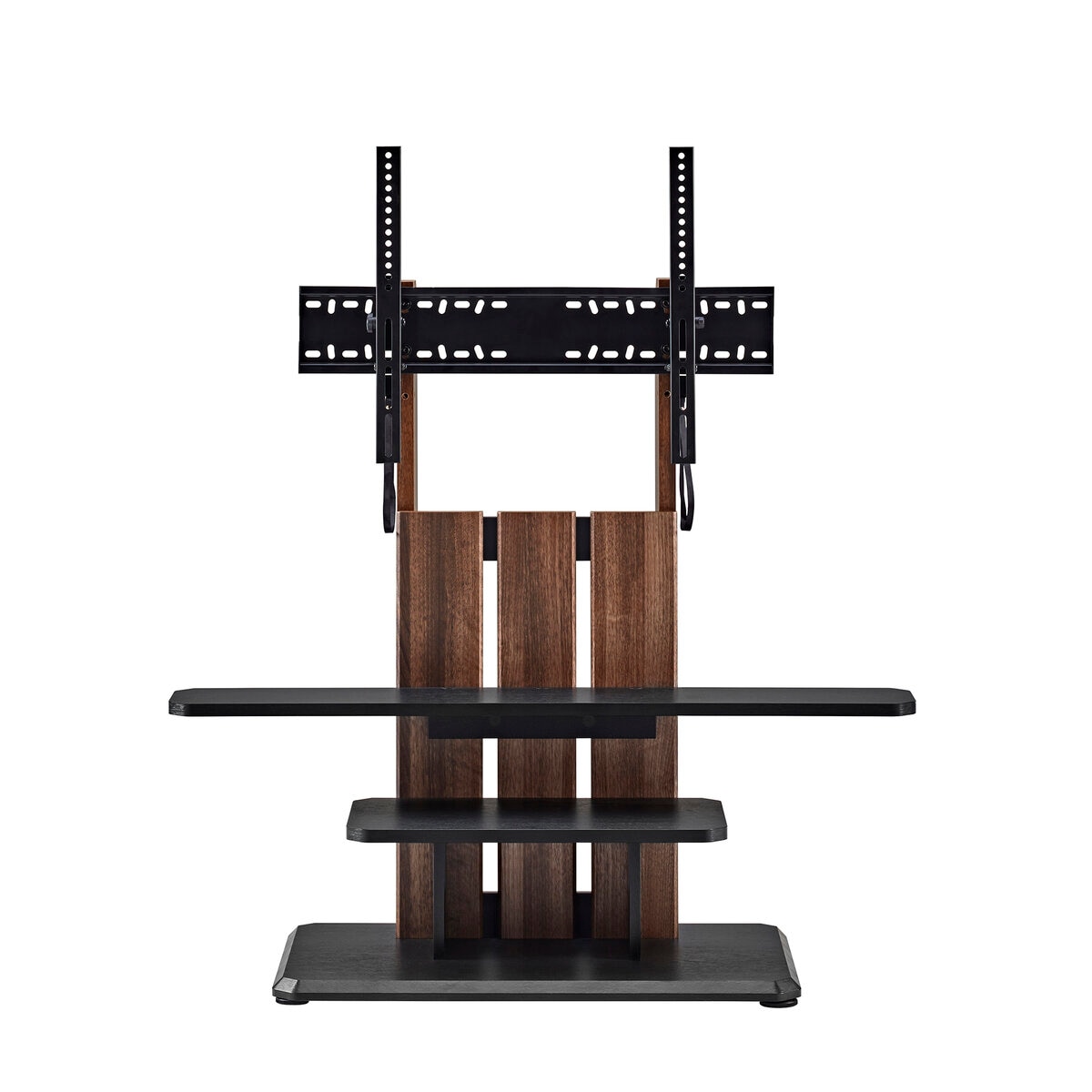 朝日木材加工 壁寄せテレビスタンド WS-C690-DB ダークブラウン木目