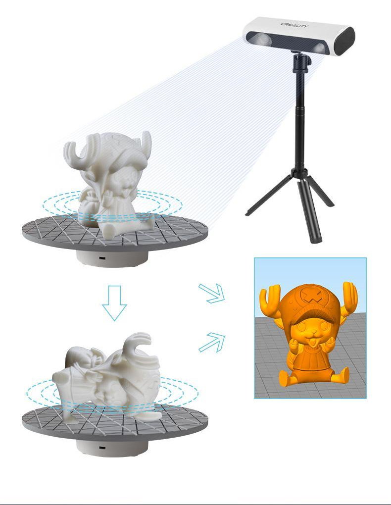 Creality CR-SCAN 01 Portable 3D Modeling Scanner Upgraded Kit – 3D