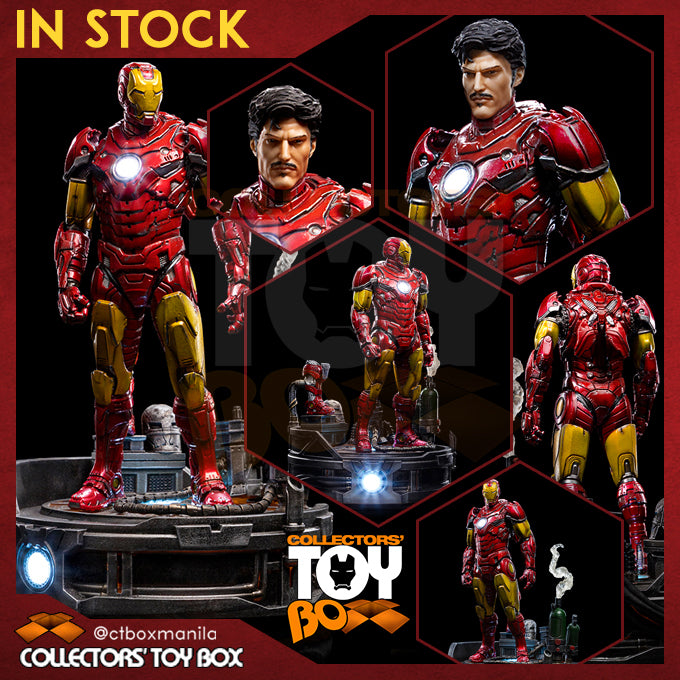 Iron Studios Art Scale 1/10 Marvel Comics Iron Man Unleashed