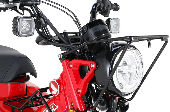 最新型 ハンターカブ CT125 極太ヘッドライトガード＆フロントキャリア