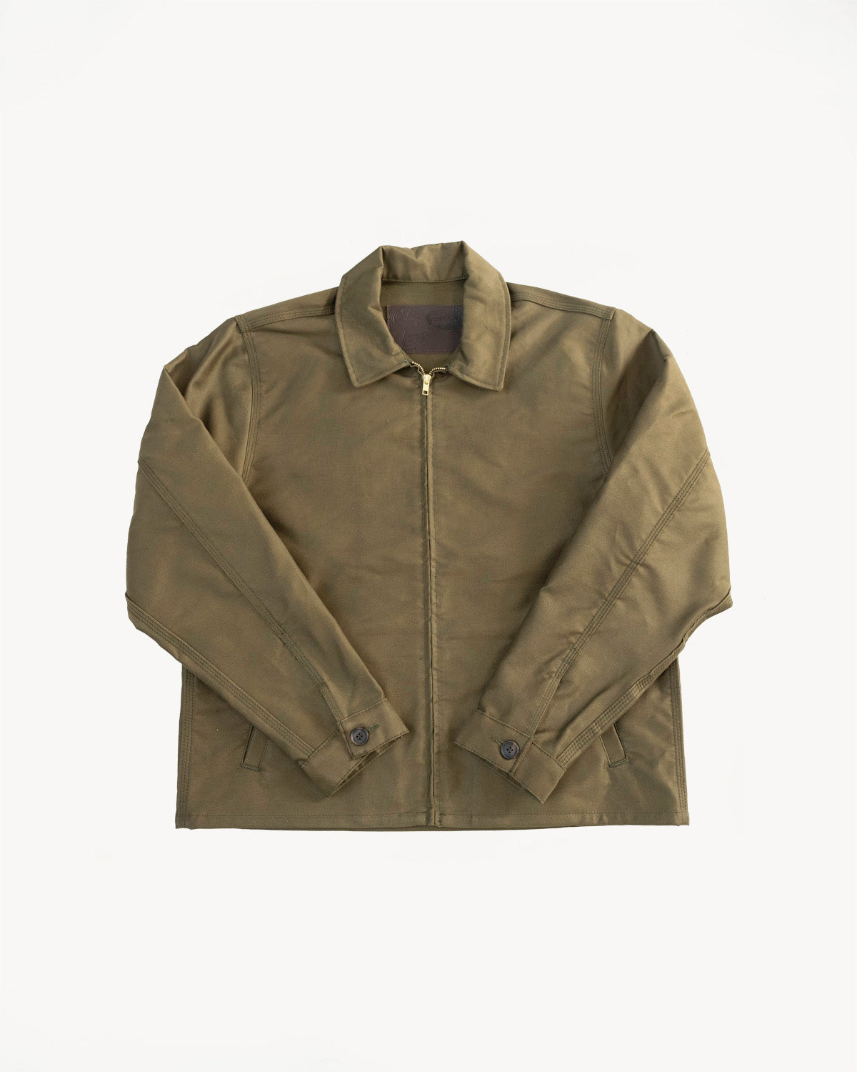 Brushed Jungle Cloth Zip Jacket - Army | Dant
