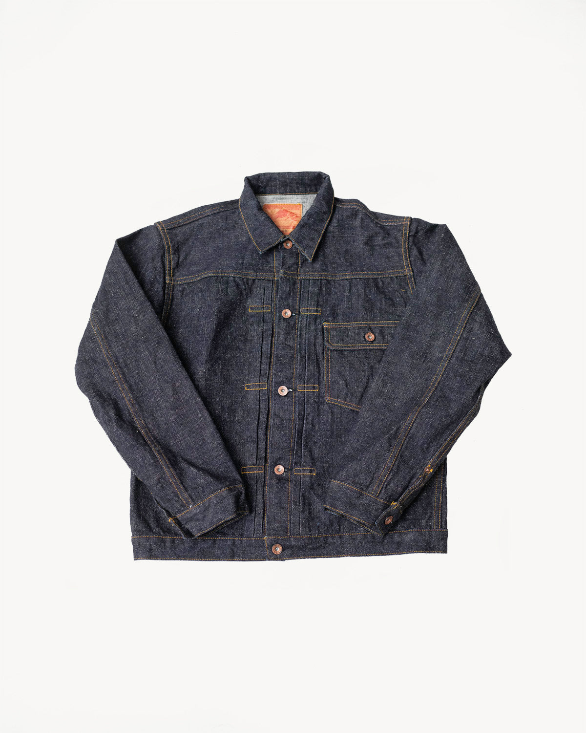 S556VX - 17oz Zero+ Model Type I Denim Jacket T-Back Spec - Indigo