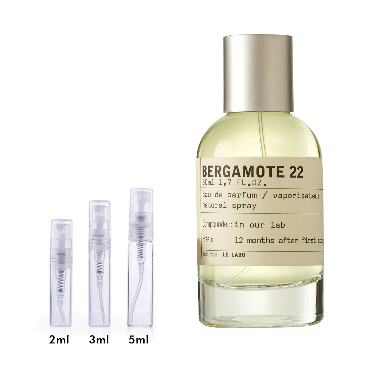 Bergamote 22 by Le Labo Fragrance Samples | DecantX | Eau de